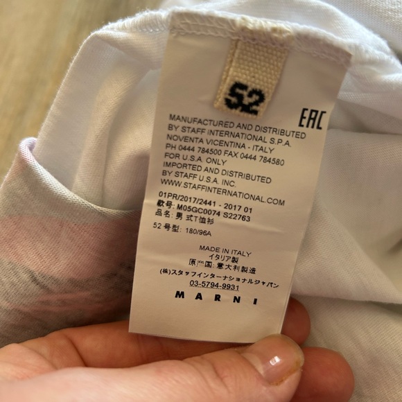 Marni colour block t-shirt - Picture 7 of 9